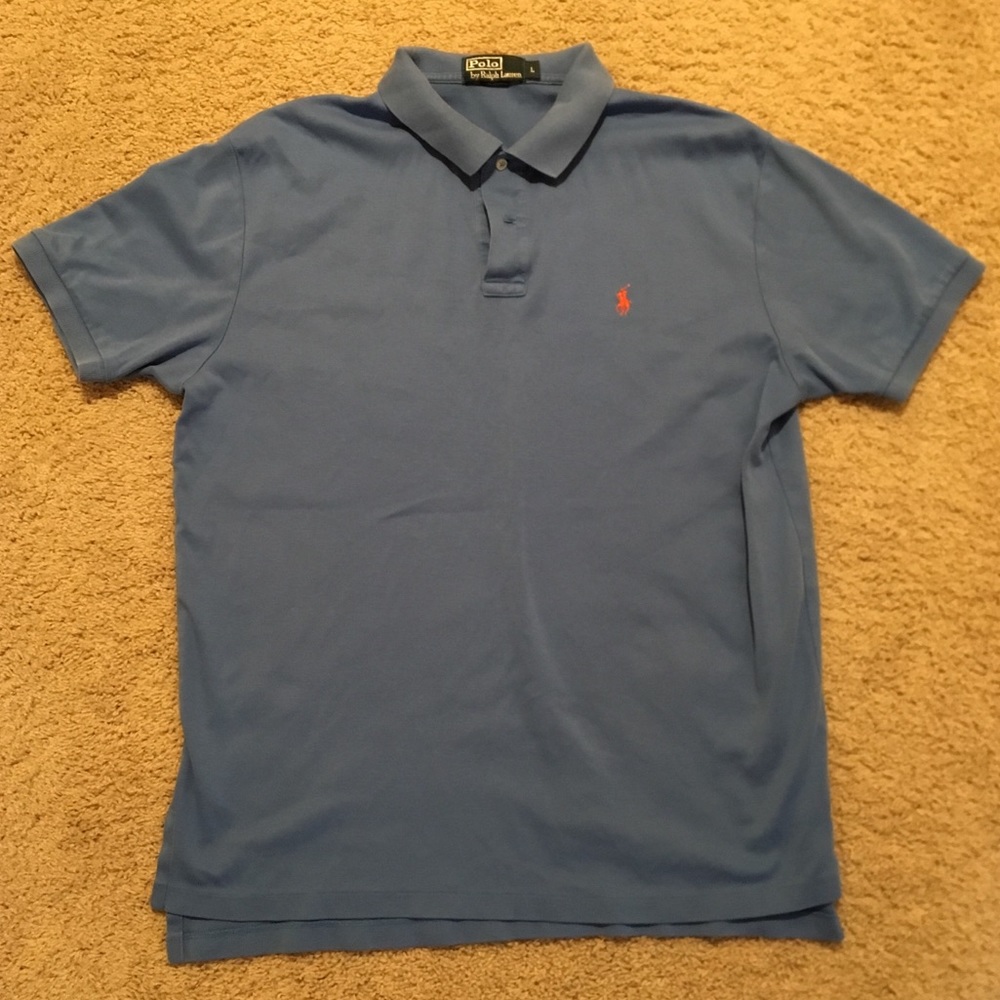 Ralph Lauren size large blue polo